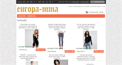 Desktop Screenshot of europa-mma.com